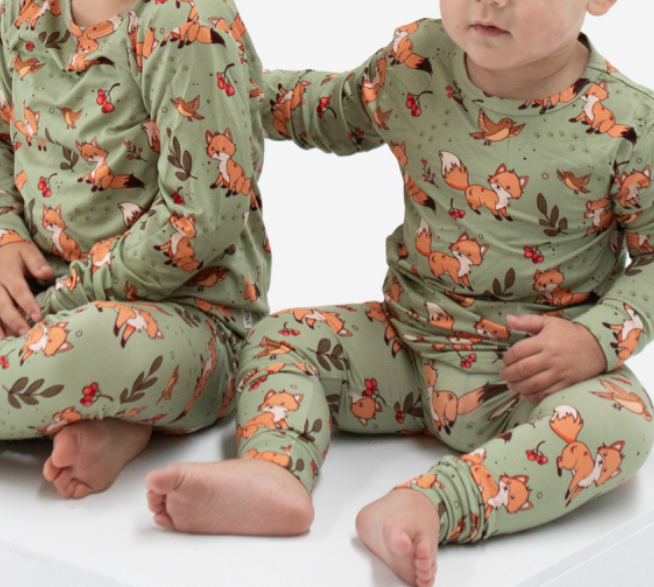 Fox Long PJ Set