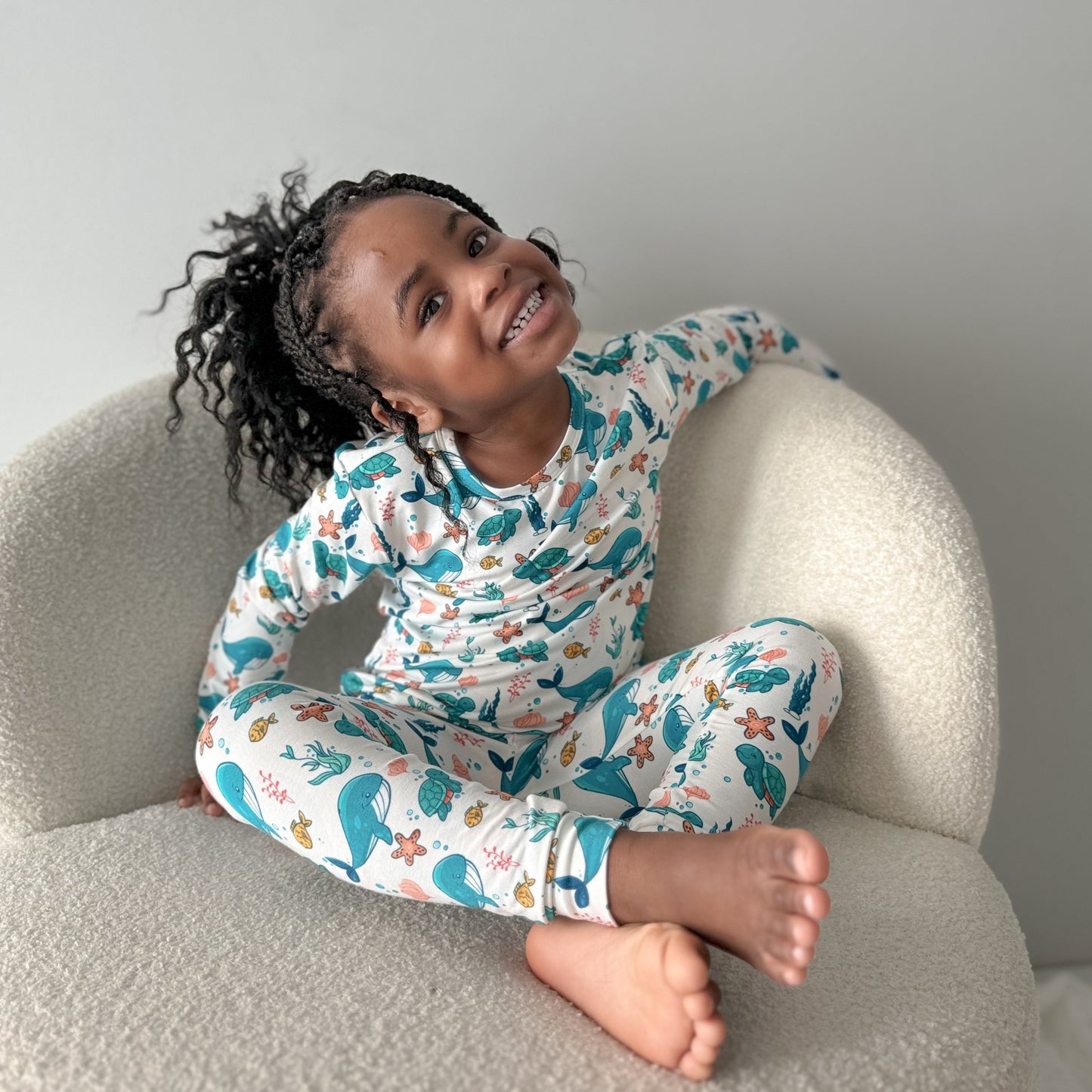 Oceanic Wonders Long PJ Set