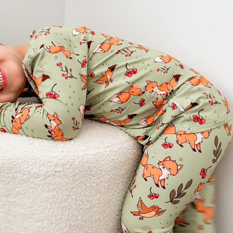 Fox Long PJ Set