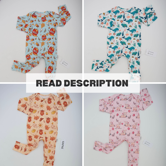 Newborn Long Romper- Larger fit