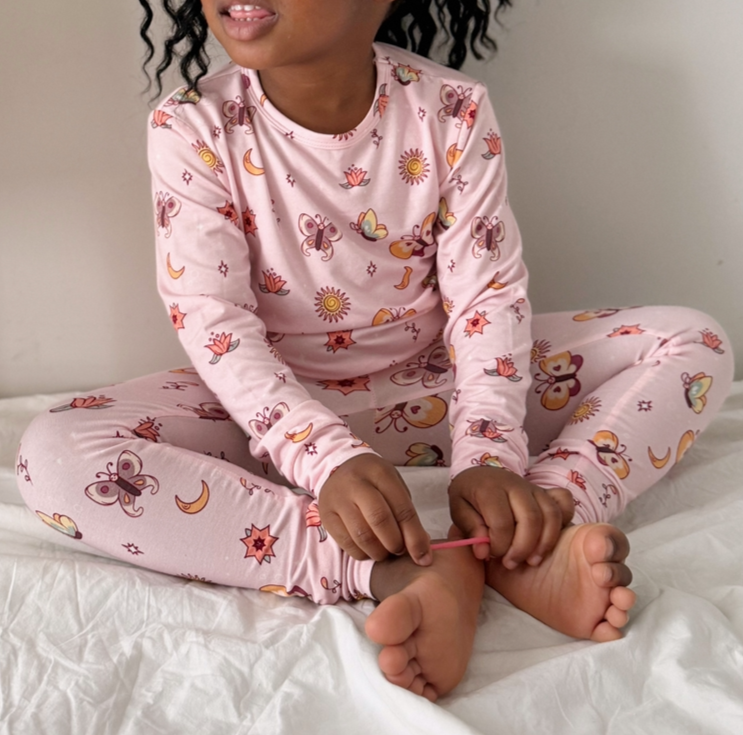 Butterflies Long PJ Set